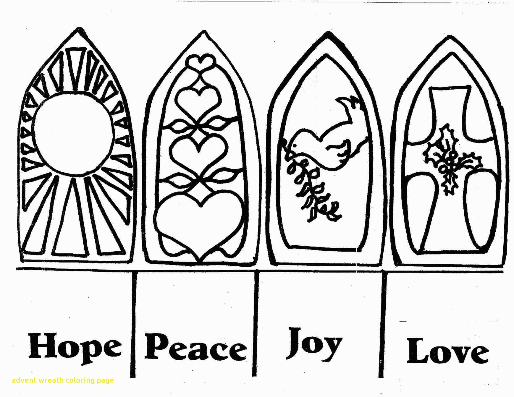 1738x1343 Advent Wreath Coloring Page With Pages For Kids Houses