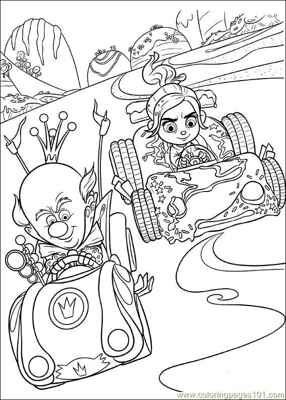 567x794 Wreck It Ralph 26 Coloring Page