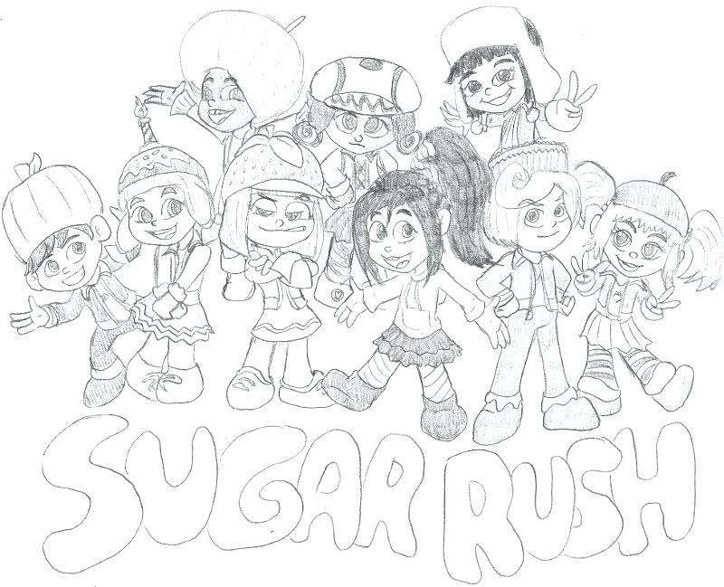 800x649 Wreck It Ralph Coloring Pages Sugar Rush Coloring Pages Wreck