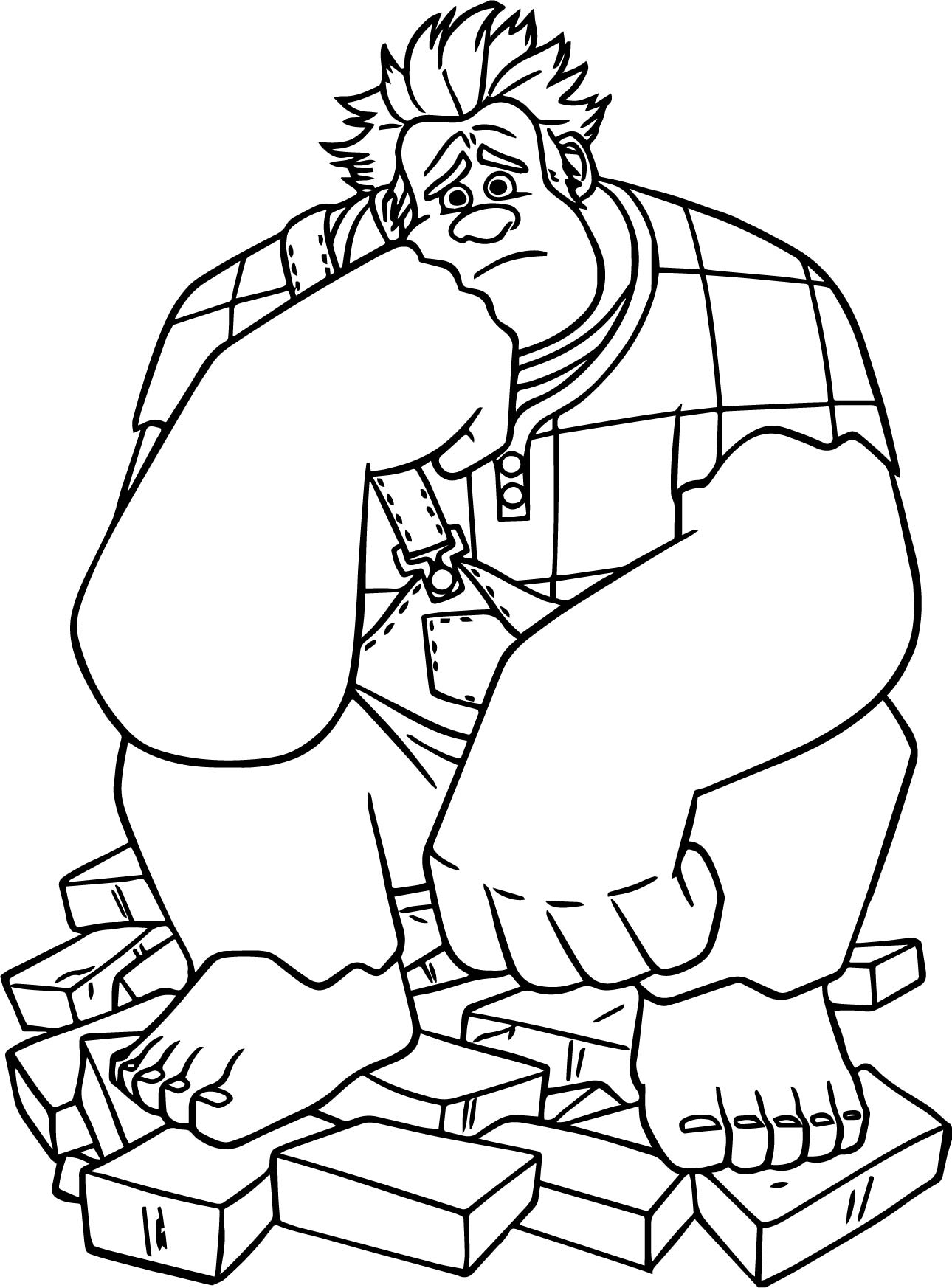 1290x1746 Wreck It Ralph Stay Coloring Page Wecoloringpage