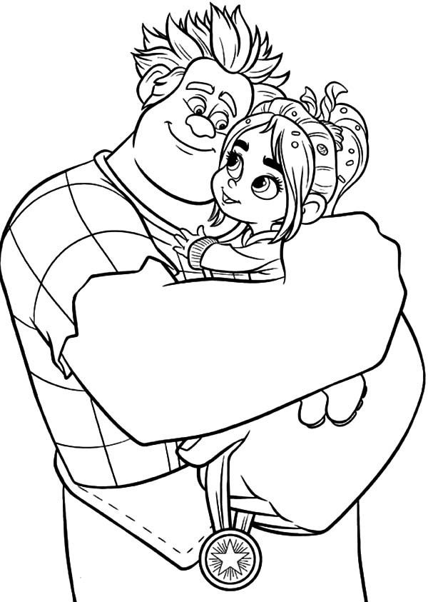 600x843 Wreck It Ralph Coloring Pages Crayons And Craft