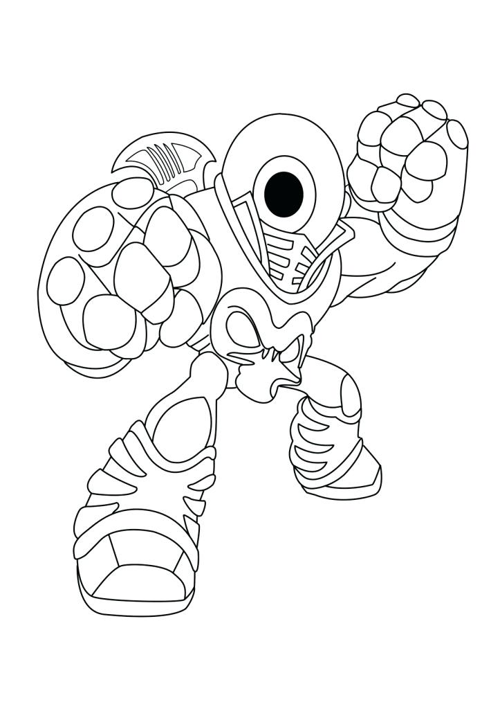 723x1024 Skylander Coloring Pages Giants Coloring Page Skylander Coloring