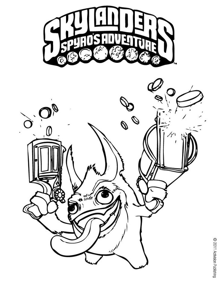 736x951 68 Best Skylanders Images On Colouring Pages, Coloring