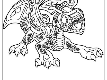 440x330 Awesome Skylander Coloring Pages Wrecking Ball Frieze