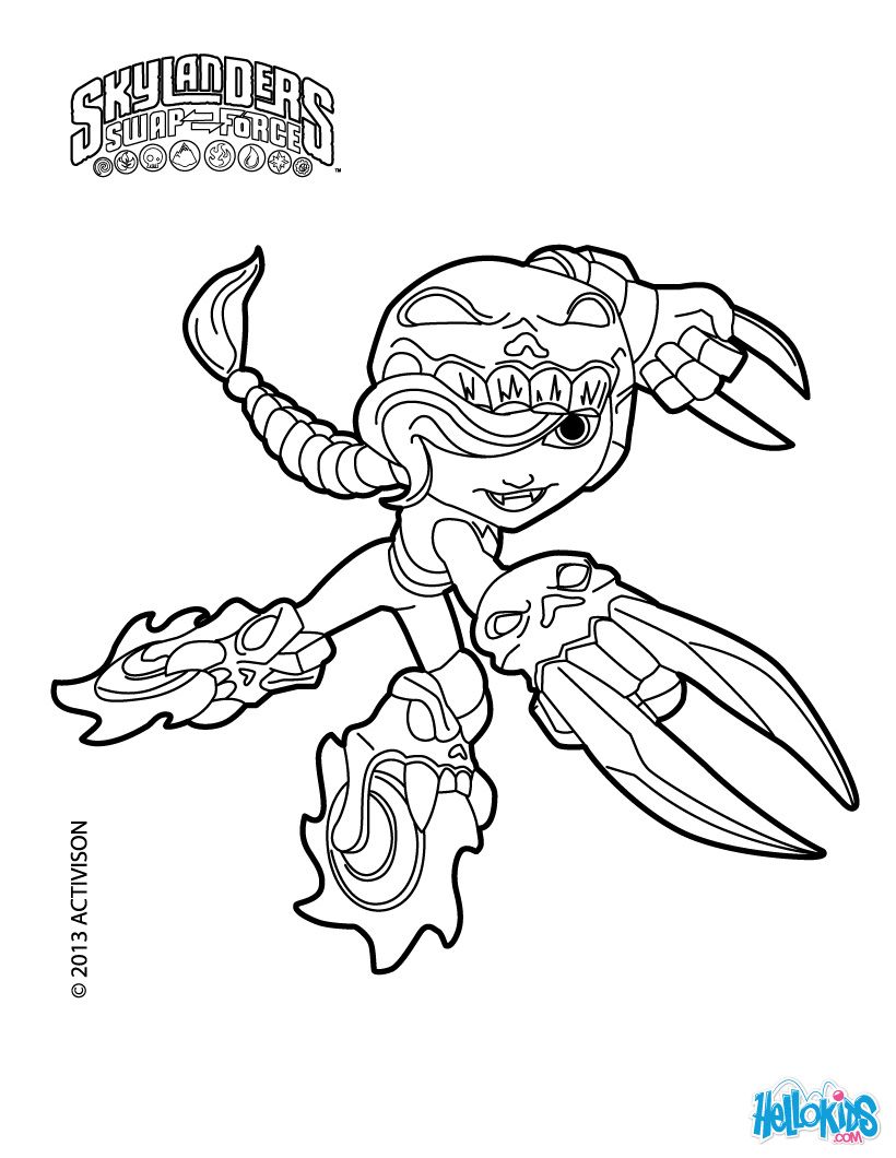 820x1060 Hurry Wrecking Ball Coloring Pages Skylanders