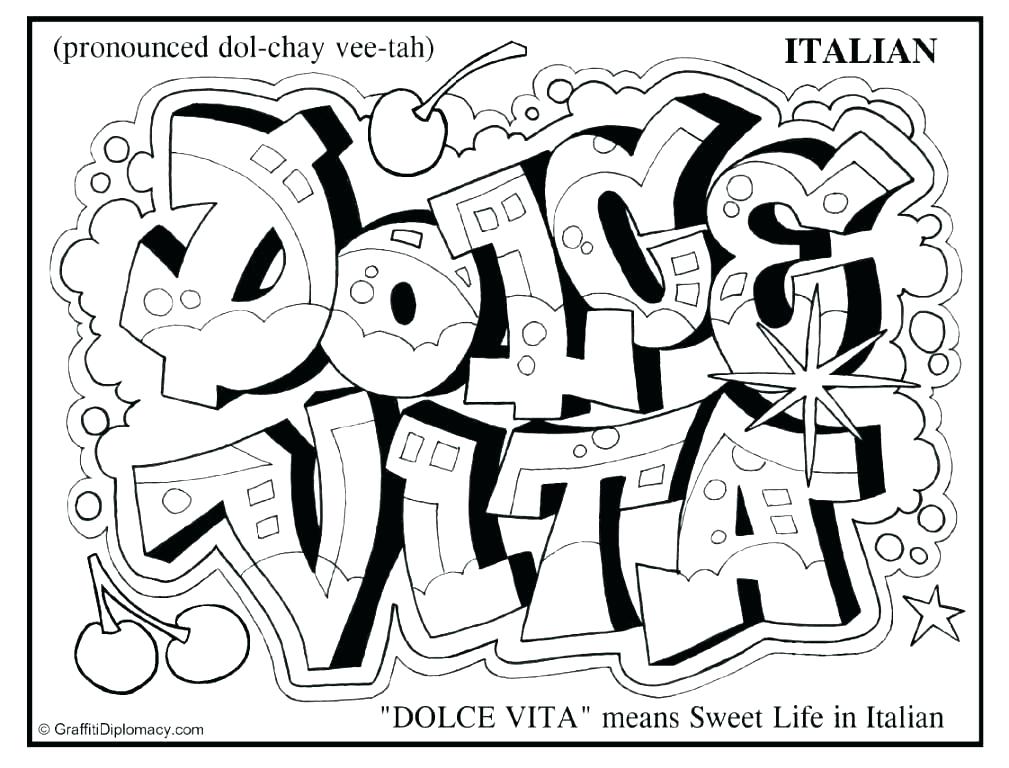 1009x768 Graffiti Writing Coloring Pages Printable Coloring Coloring Pages