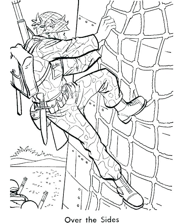 600x734 World War 2 Coloring Pages Printable Free Printable World War 2