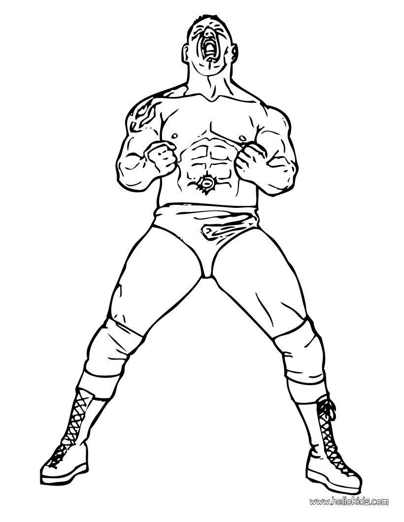 820x1060 Superstar Batista Wwe Printable Coloring Pages For Kids Food