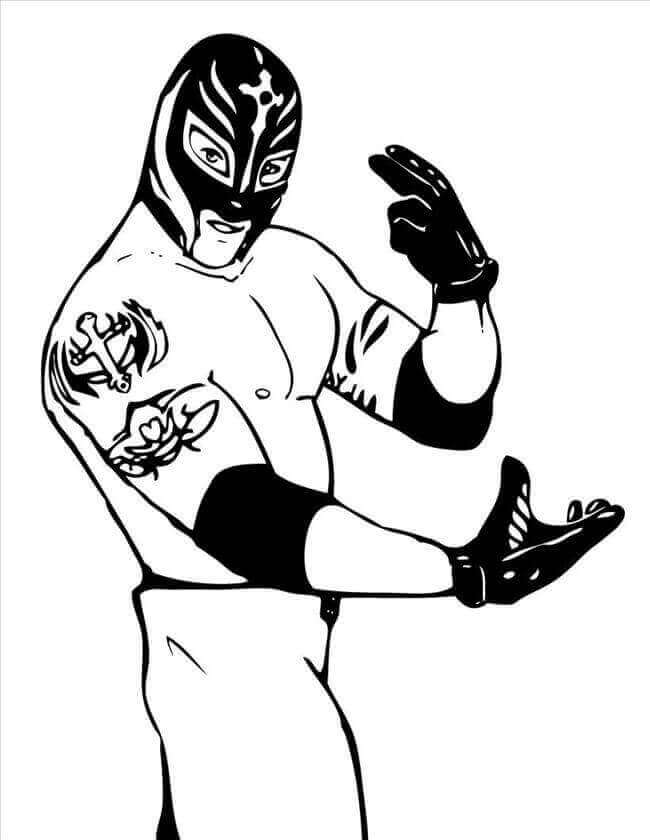 650x840 Free Printable World Wrestling Entertainment Or Wwe Coloring Pages