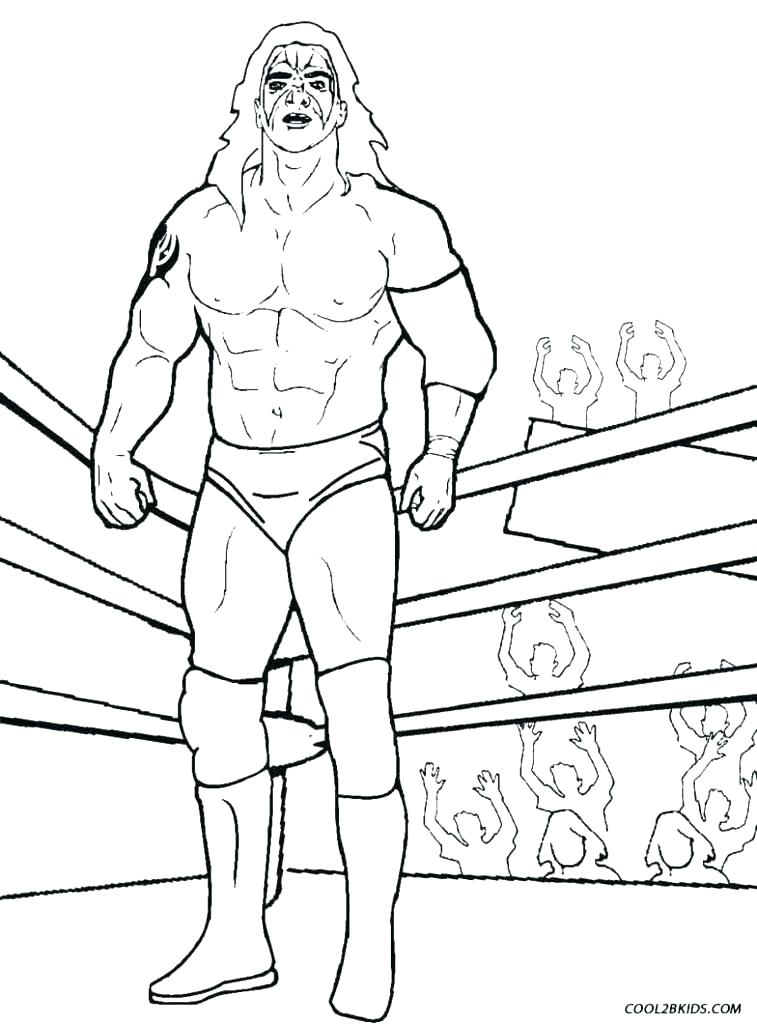 757x1024 Wrestling Coloring Pages Free Wrestling Coloring Pages Printable