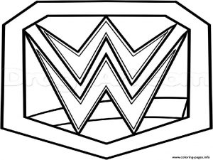 300x225 Wwe Championship Belt Coloring Pages