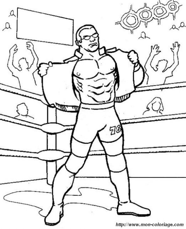Wwe Coloring Pages Games