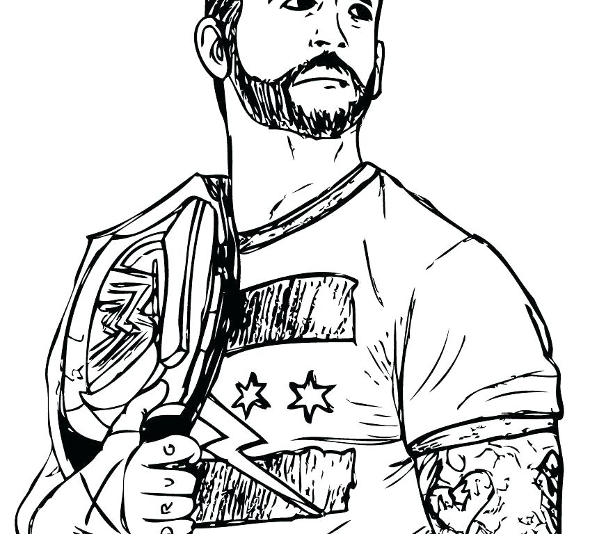848x768 Wwe Coloring Pages John Cena Printable Coloring Coloring