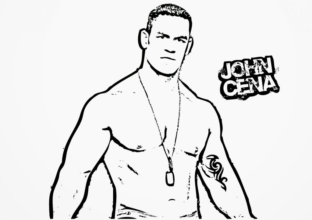 1024x723 John Cena Coloring Pages To Print 426095
