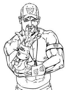 236x305 Wwe Superstar The Rock Coloring Page Kee's Birthday Ideas
