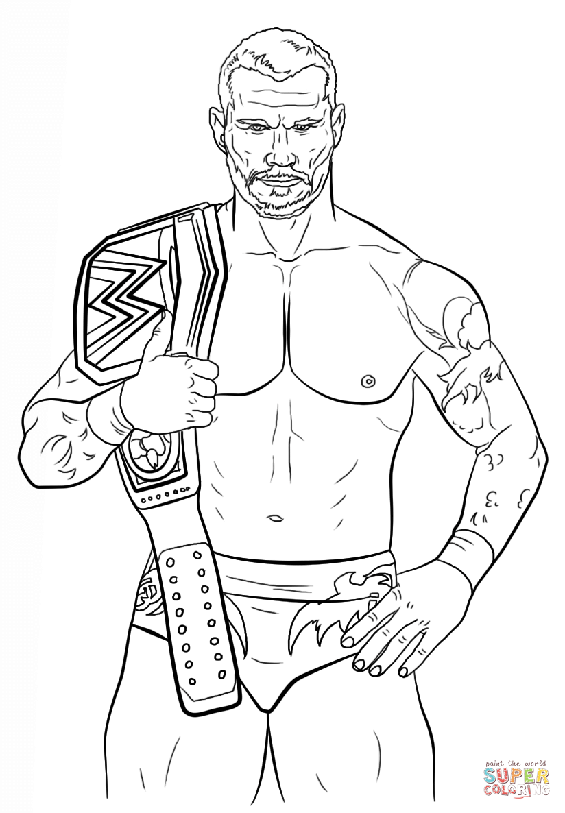 824x1186 Love Wwe Coloring Pages Jeff Hardy Randy Orton
