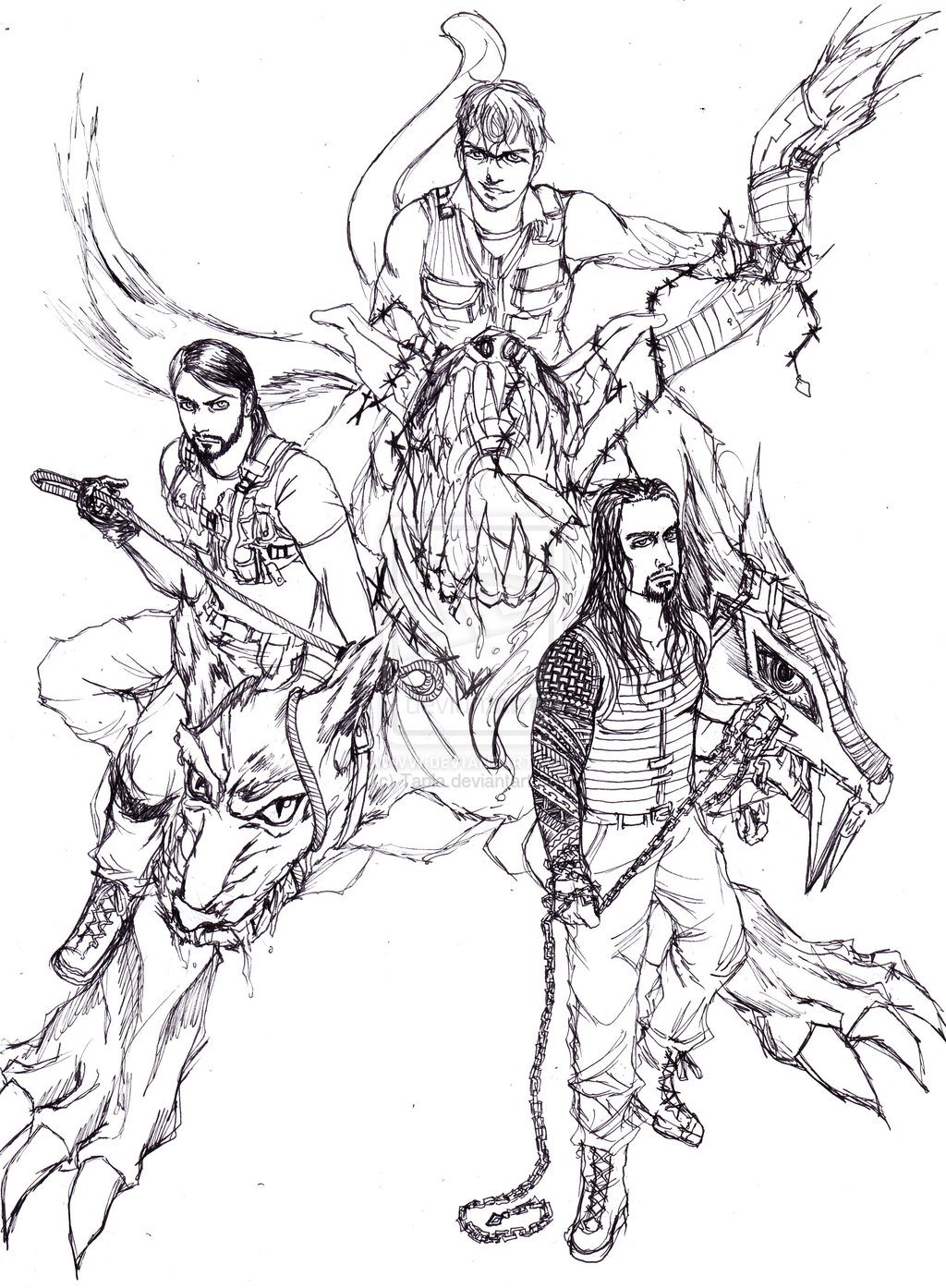 1024x1394 Wwe Coloring Pages Roman Reigns 279993