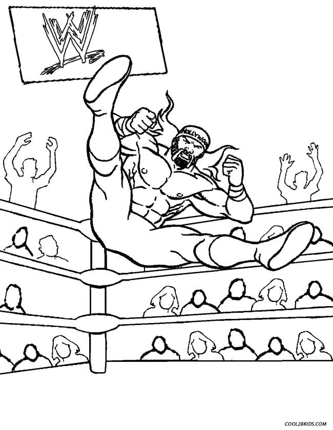 Wwe Kids Coloring Pages