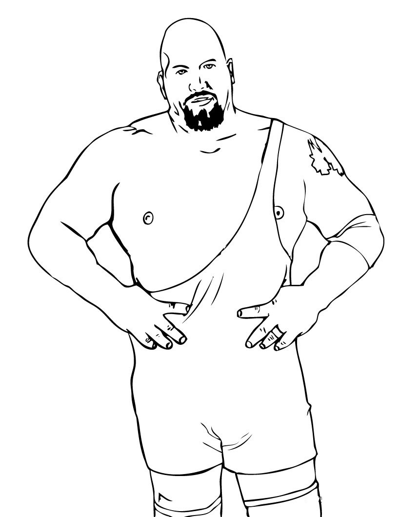 820x1060 Free Printable Wwe Coloring Pages For Kids Amazing Wwe Sheet