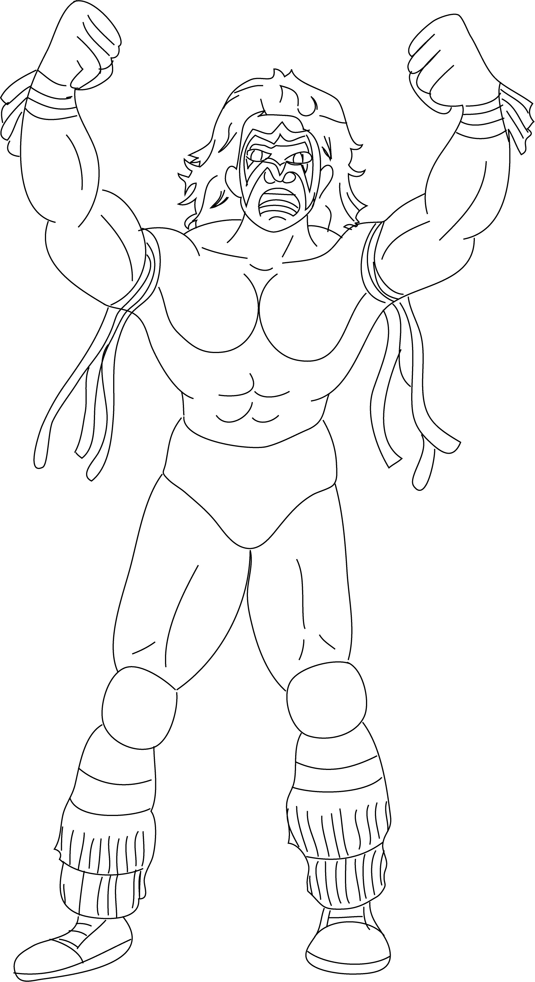 1858x3413 Wwe Coloring Pages Ryback New Wwe Coloring Pages Shawn Michaels