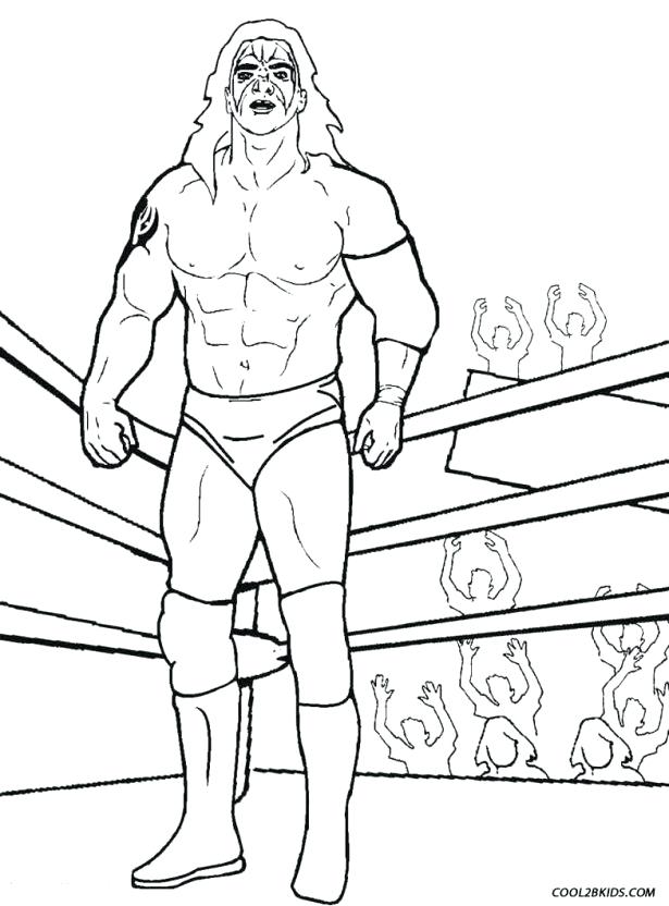 615x832 Wwe Printable Coloring Sheets