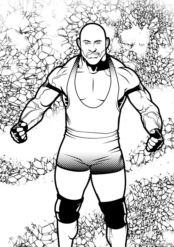 679x960 Wwe Coloring Pages Ryback Coloring4free