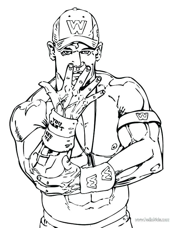 564x729 Wwe Printable Coloring Pages Coloring Wrestling Coloring Pages