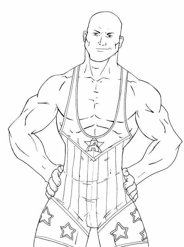 600x805 Free Printable Wwe Coloring Pages For Kids Wwe Party, Birthdays