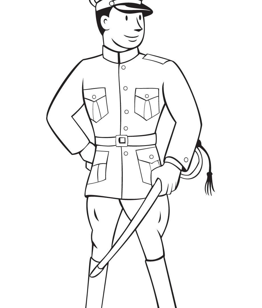 919x1080 World War 2 Coloring Pages Free For Kids Printable General Word