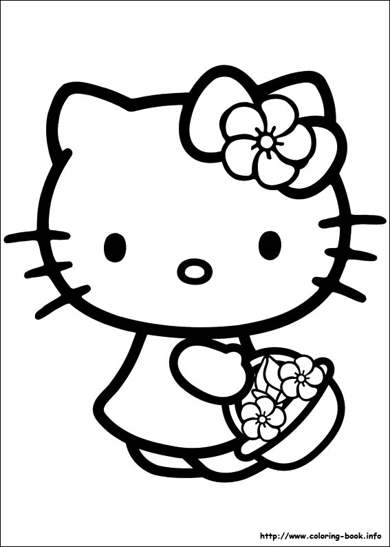 567x794 Hello Kitty Coloring Pages On Coloring