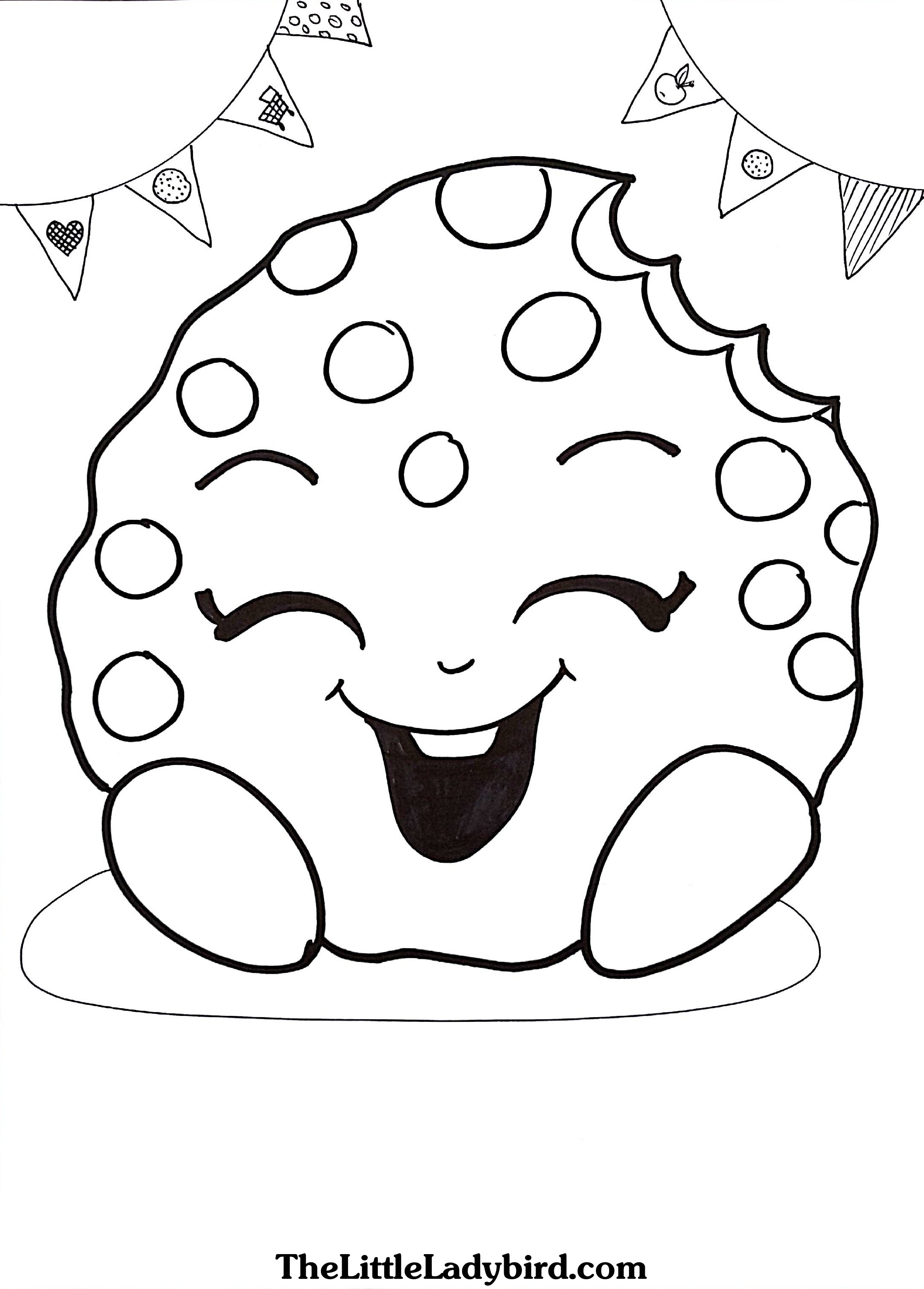 2174x3030 Trendy Design Shopkins Coloring Pages Free Kooky Cookie Page Com