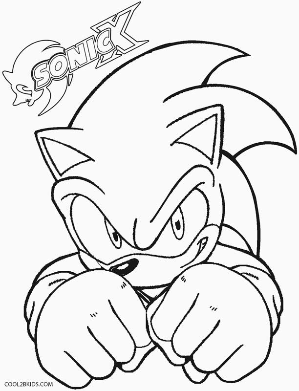 612x800 Printable Sonic Coloring Pages For Kids Cool2bkids