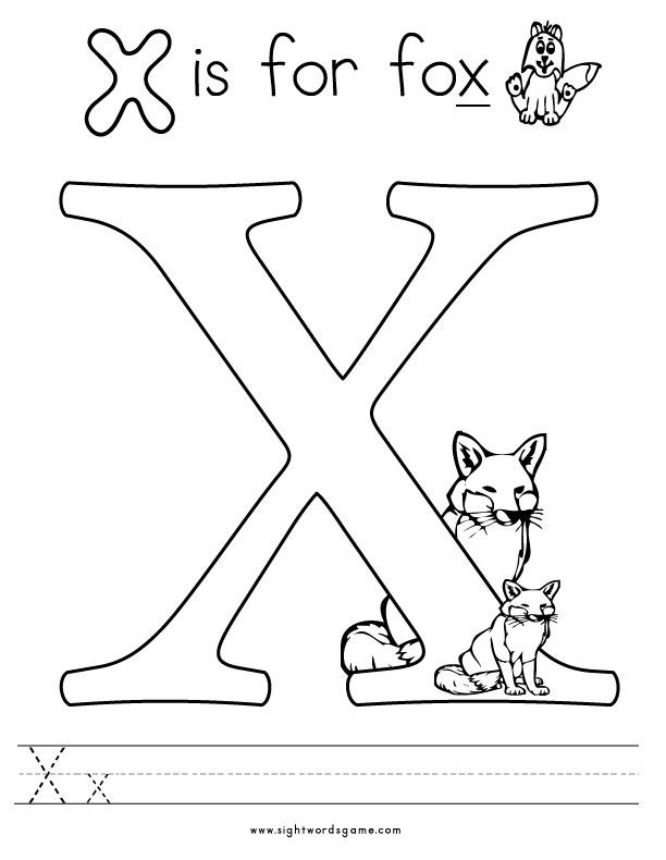612x790 X Coloring Pages X Coloring Pages Free