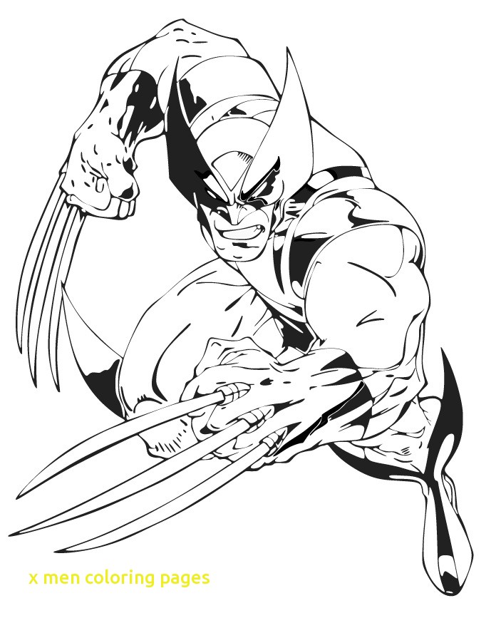 703x867 X Men Coloring Pages With Awesome X Men Coloring Pages 26