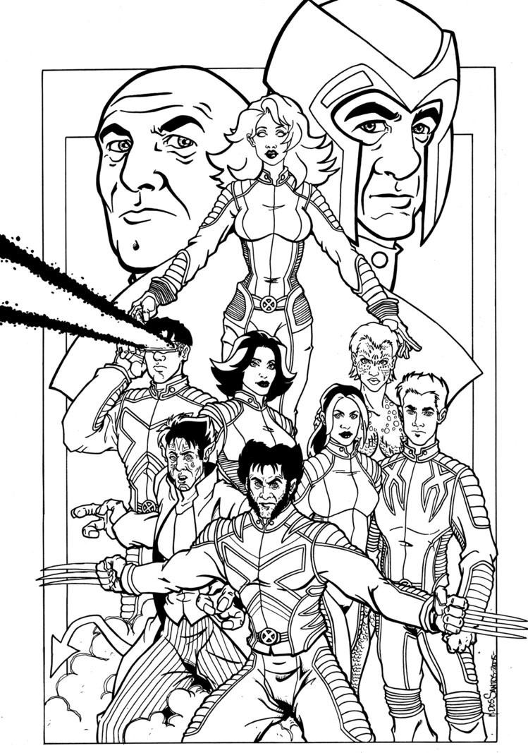 749x1067 X Men Coloring Pages 7 Coloring Pages For Kids X Men