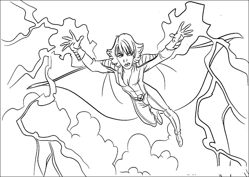 794x567 Kids Under 7 X Men Coloring Pages