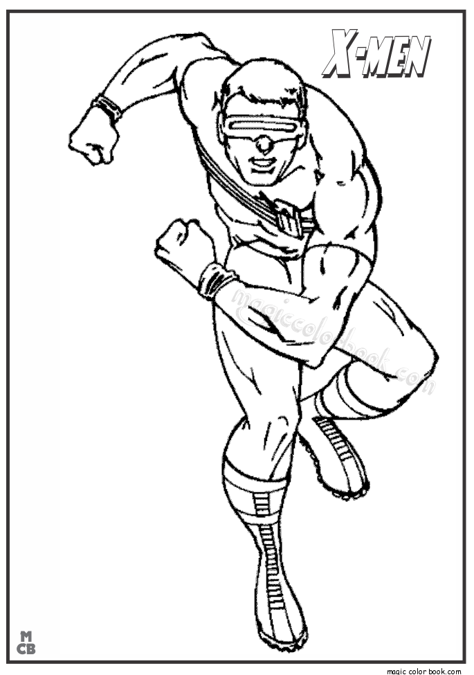 685x975 X Men Coloring Pages Free Printable 03