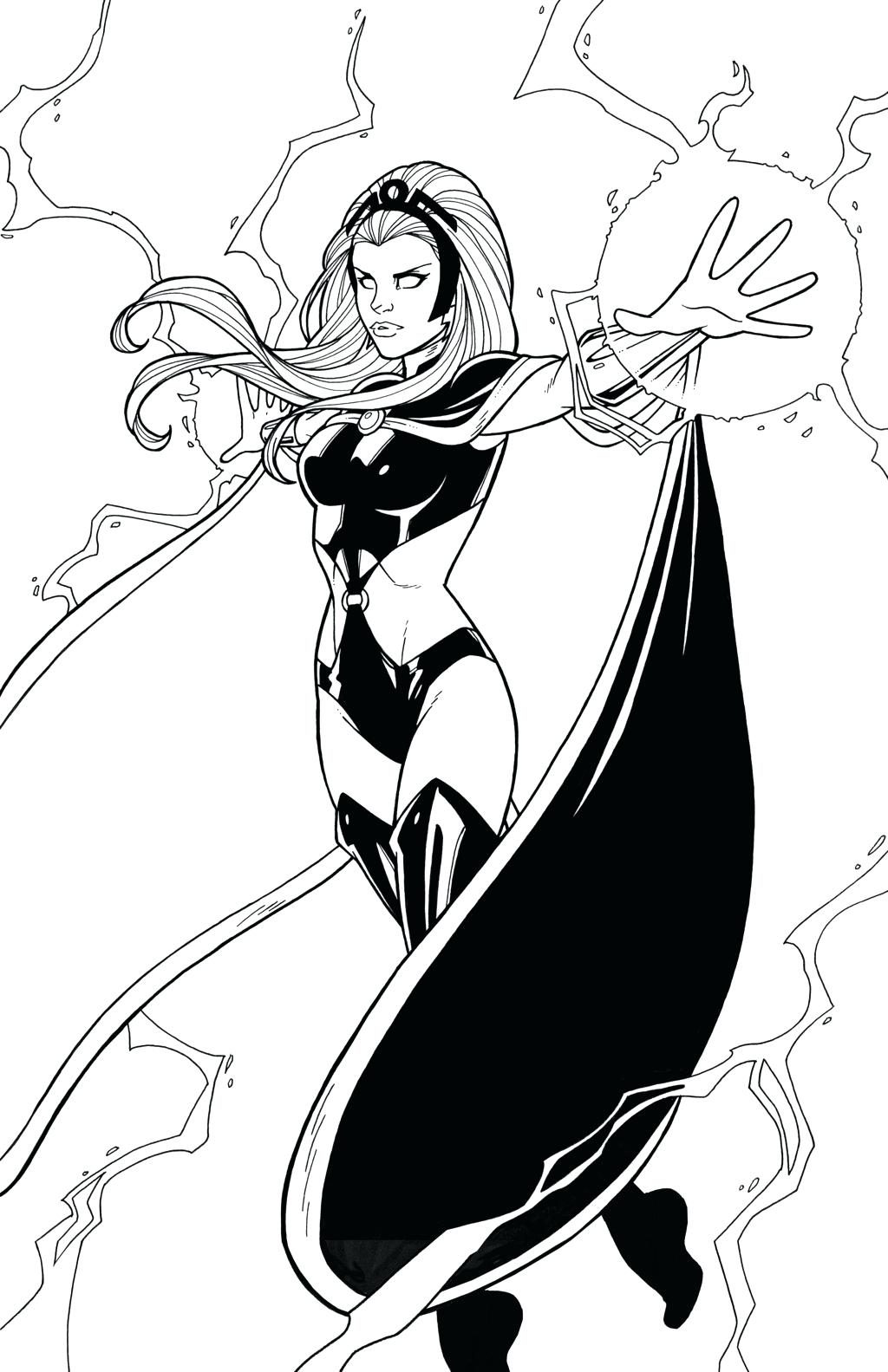 1024x1583 Coloring Page ~ Xmen Coloring Pages Storm By X Men Beast Xmen