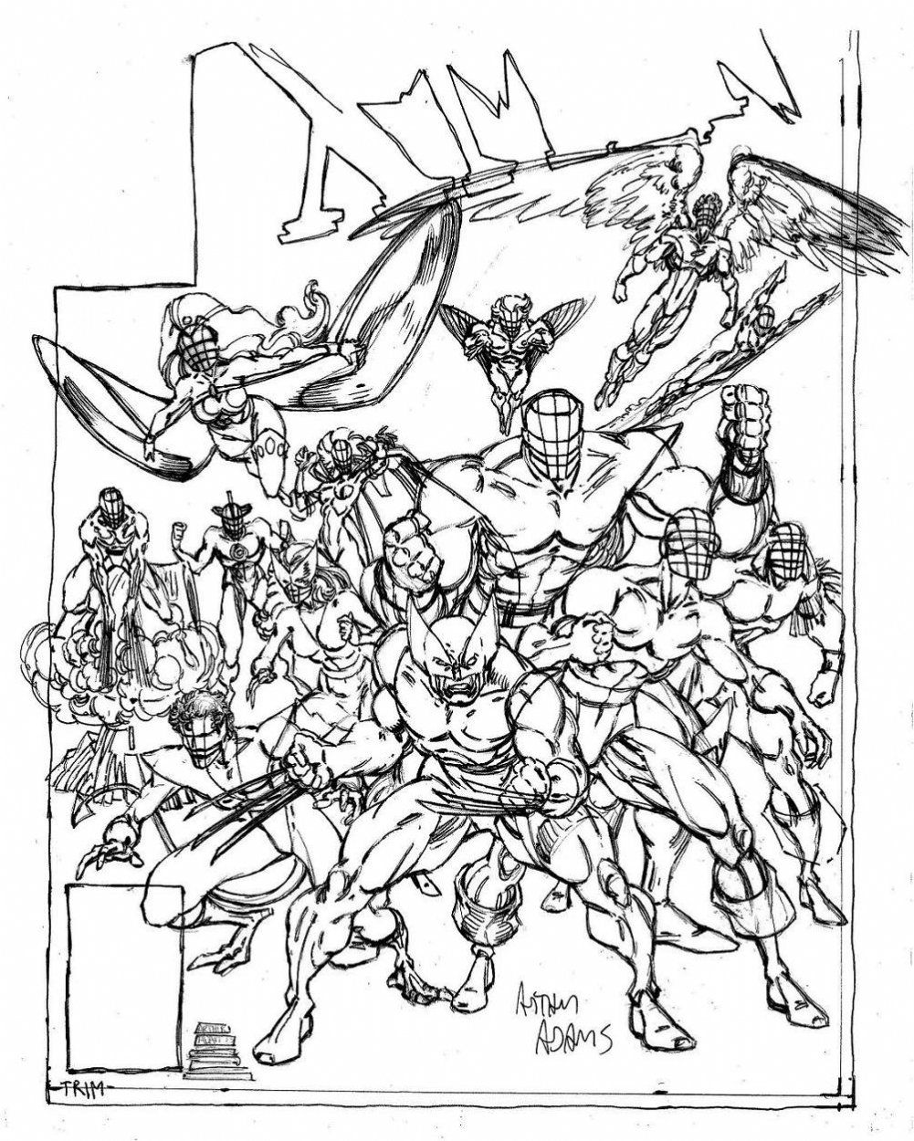 1001x1250 Download Coloring Pages X Men In Ahmedmagdy X Men Coloring Pages