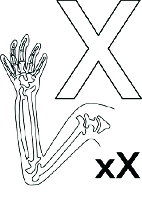 600x845 Letter X Coloring Page The Ground For Letter X Coloring Page