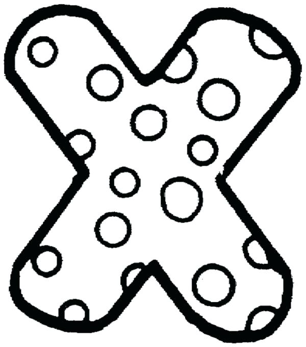 600x680 X Coloring Pages Letter X Coloring Page Letter X For X Ray