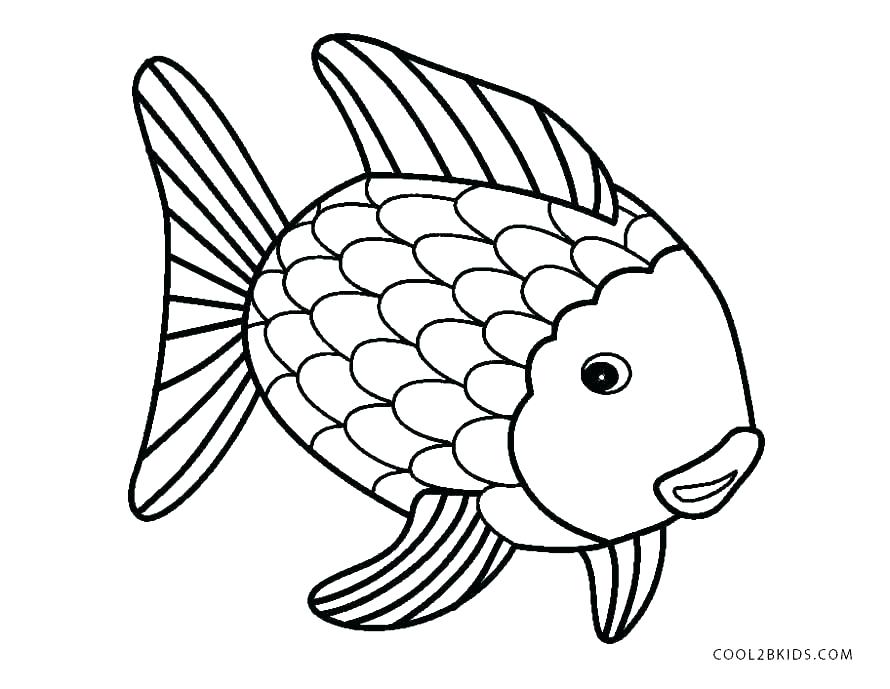 890x689 Fish Coloring Sheets Fish Coloring Sheets Outline Page X Ray