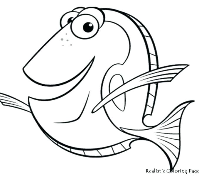 678x600 Cartoon Fish Coloring Pages Sh Coloring Pages For Preschoolers