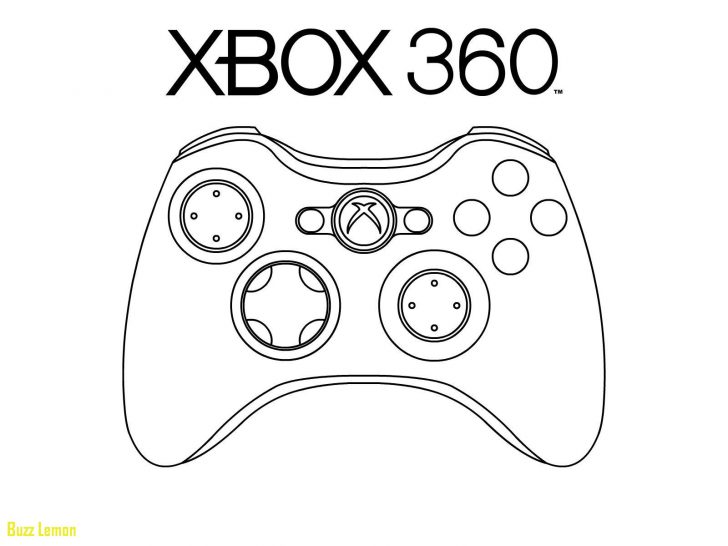 728x546 Coloring Page Xbox Controller Buzz Coloring