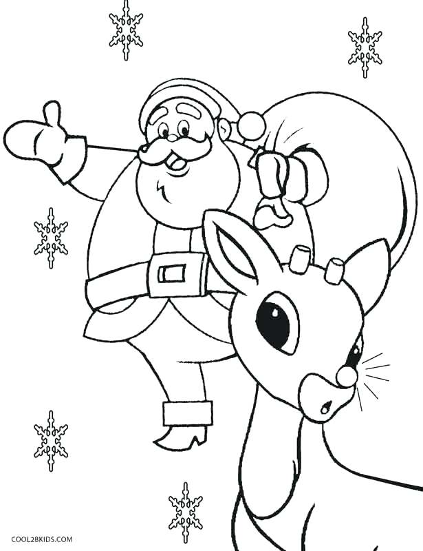 615x800 Santa Coloring Pages Printable And Coloring Pages Xmas Coloring