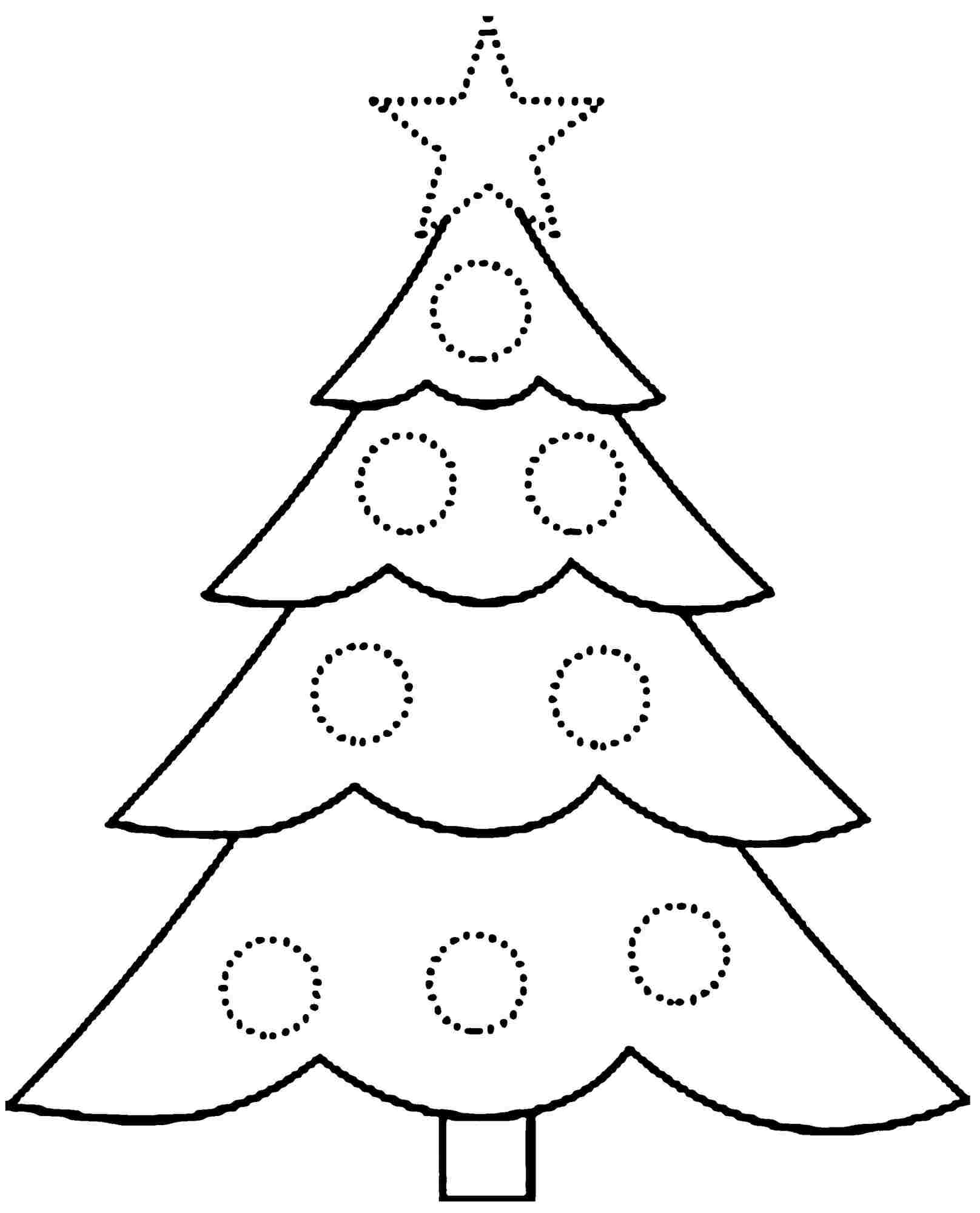 1616x2000 O Christmas Tree Coloring Page