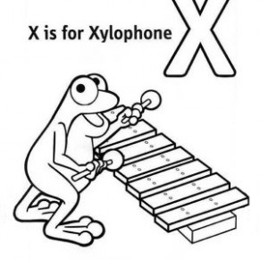 Xylophone Coloring Page