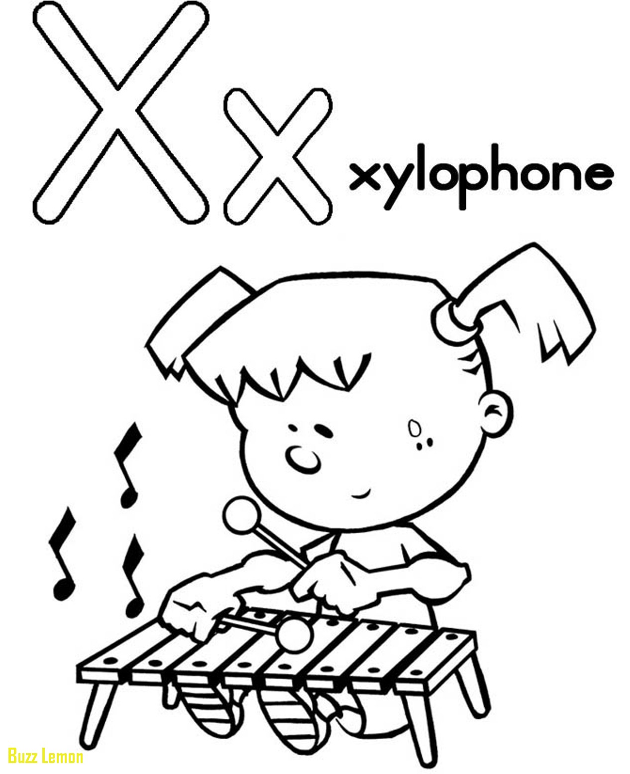 1266x1555 Xylophone Coloring Page New Xylophone Coloring Page Free Buzz