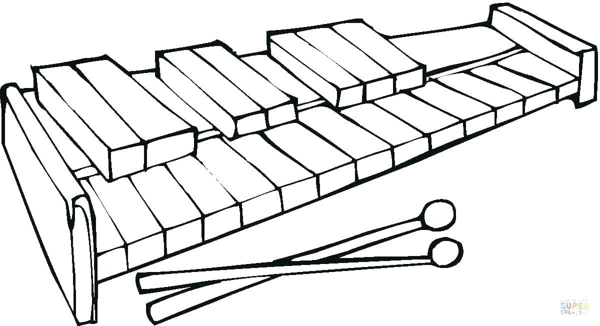 1200x652 Xylophone Coloring Page Xylophone Coloring Page Click