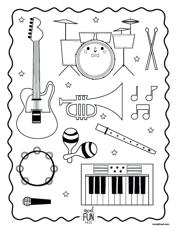 612x792 Xylophone Coloring Page Xylophone Coloring Page Letter X Coloring